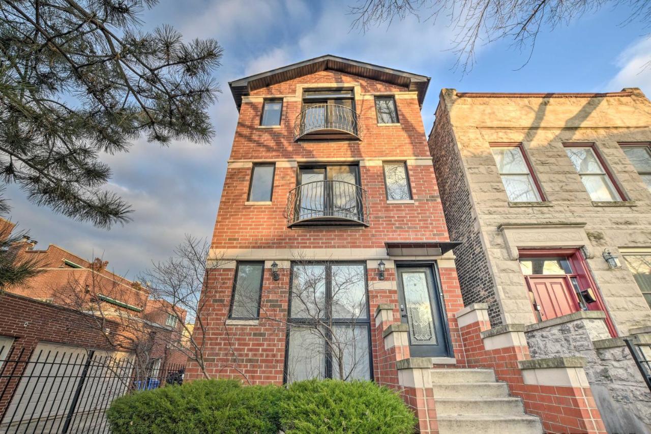 Chicago Condo With Balcony Walk To Cta Stations! Buitenkant foto