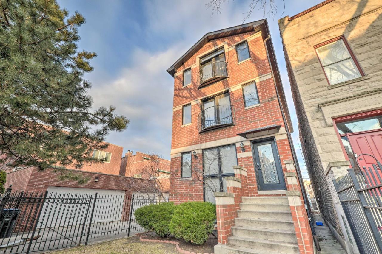 Chicago Condo With Balcony Walk To Cta Stations! Buitenkant foto