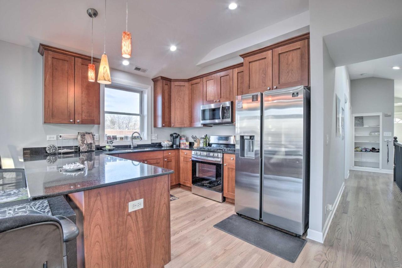 Chicago Condo With Balcony Walk To Cta Stations! Buitenkant foto