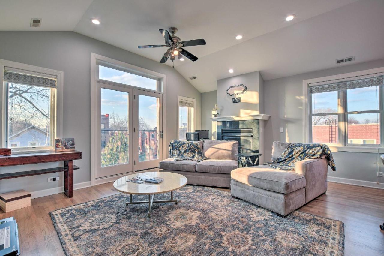 Chicago Condo With Balcony Walk To Cta Stations! Buitenkant foto